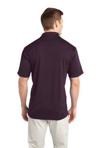 DISCONTINUED Port Authority Tech Embossed Polo - Bermuda Purple Back