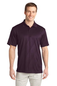 DISCONTINUED Port Authority Tech Embossed Polo - Bermuda Purple
