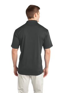 DISCONTINUED Port Authority Tech Embossed Polo - Graphite Back
