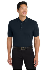 Port Authority Stretch Pique Polo - Dress Blue Navy