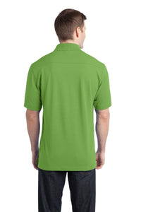 Port Authority Stretch Pique Polo - Wintergreen Back