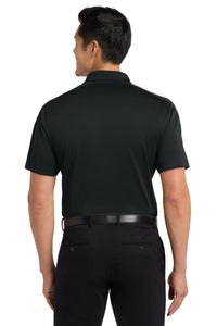 Port Authority Diamond Jacquard Polo - Black Back
