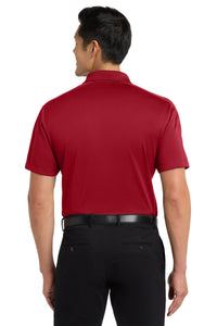 Port Authority Diamond Jacquard Polo - Rich Red Back