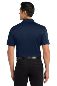 Port Authority Diamond Jacquard Polo - True Navy Back