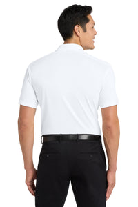 Port Authority Diamond Jacquard Polo - White Back