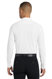 Port Authority Dimension Knit Dress Shirt - White Back