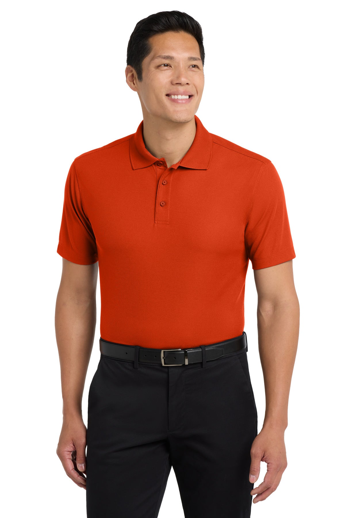 Port Authority Dry Zone Grid Polo - Autumn Orange