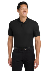 Port Authority Dry Zone Grid Polo - Black