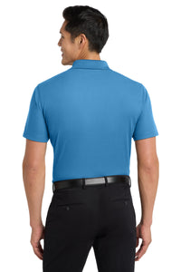 Port Authority Dry Zone Grid Polo - Celadon Blue Back