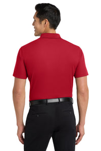 Port Authority Dry Zone Grid Polo - Engine Red Back