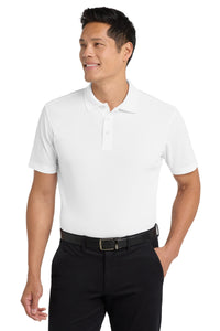 Port Authority Dry Zone Grid Polo - White
