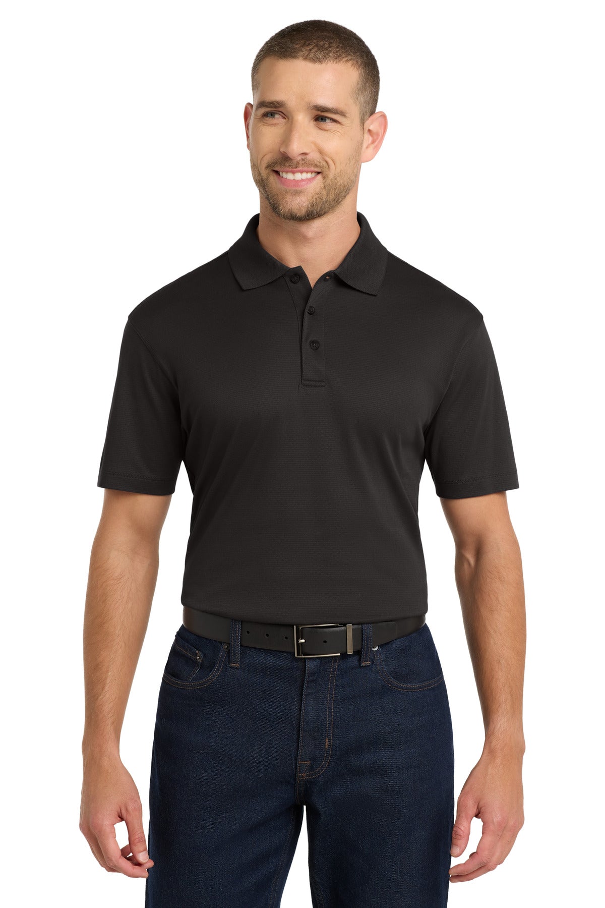 Port Authority Rapid Dry Mesh Polo - Black