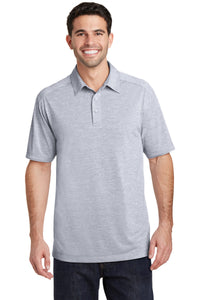 Port Authority Digi Heather Performance Polo - Light Grey