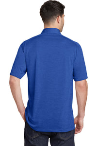Port Authority Digi Heather Performance Polo - True Royal Back