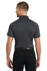 Port Authority Crossover Raglan Polo - Battleship Grey Back