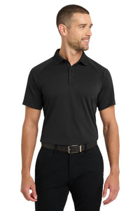 Port Authority Crossover Raglan Polo - Black