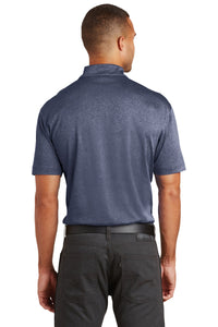 Port Authority Trace Heather Polo - True Navy Heather Back