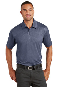 Port Authority Trace Heather Polo - True Navy Heather