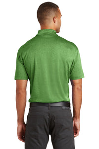 Port Authority Trace Heather Polo - Vine Green Heather Back