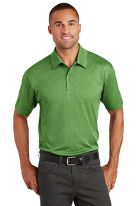 Port Authority Trace Heather Polo - Vine Green Heather