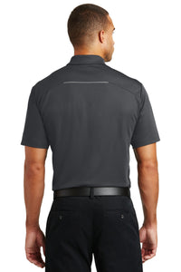 Port Authority Pinpoint Mesh Polo - Battleship Grey Back