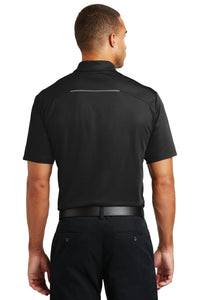Port Authority Pinpoint Mesh Polo - Black Back
