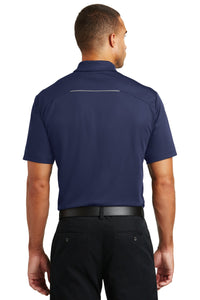 Port Authority Pinpoint Mesh Polo - True Navy Back