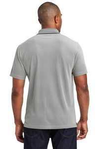 Port Authority  Poly Oxford Pique Polo - Black Back