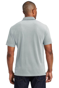 Port Authority  Poly Oxford Pique Polo - Gusty Grey Back