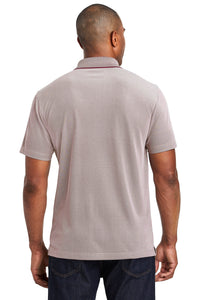 Port Authority  Poly Oxford Pique Polo - Maroon Back