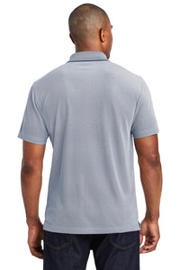 Port Authority  Poly Oxford Pique Polo - True Navy Back