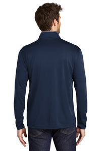 Port Authority  Silk Touch  Performance 1/4-Zip K584 - Navy/ Steel Grey Back