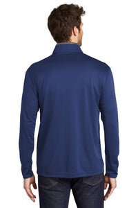 Port Authority  Silk Touch  Performance 1/4-Zip K584 - Royal/ Steel Grey Back