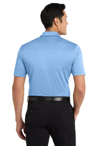 Port Authority  Shadow Stripe Polo - Carolina Blue Back