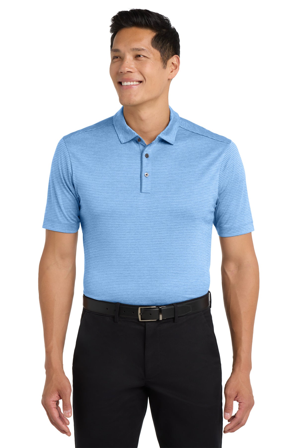 Port Authority  Shadow Stripe Polo - Carolina Blue