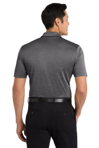 Port Authority  Shadow Stripe Polo - Deep Black Back