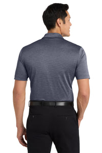 Port Authority  Shadow Stripe Polo - River Blue Navy Back