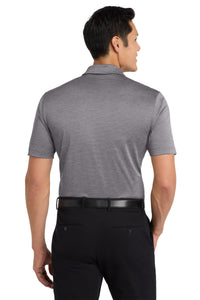 Port Authority  Shadow Stripe Polo - Shadow Grey Back