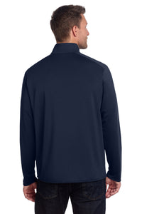 Port Authority Accord Stretch Fleece Full-Zip K595 - Navy Back