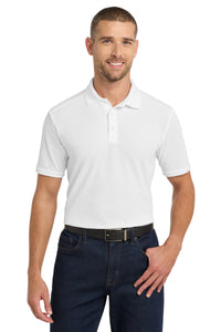 Port Authority  EZPerformance  Pique Polo - White