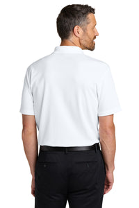 Port Authority Plaited Pique Polo K620 - White Back