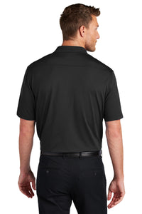 Port Authority City Stretch Flat Knit Polo K683 - Black Back