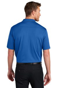 Port Authority City Stretch Flat Knit Polo K683 - True Blue Back
