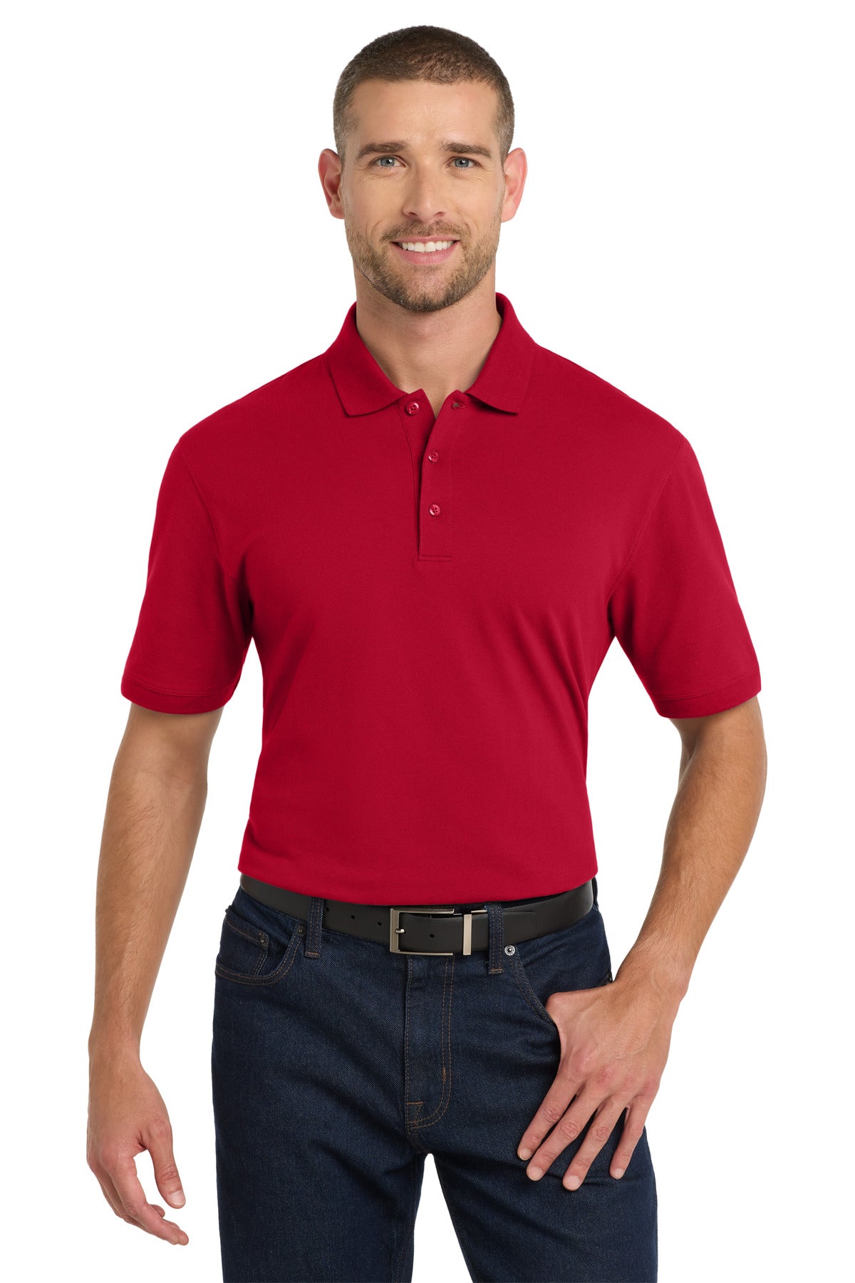 Port Authority EZCotton Polo - Apple Red