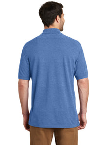 Port Authority EZCotton Polo - Blue Heather Back