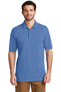 Port Authority EZCotton Polo - Blue Heather