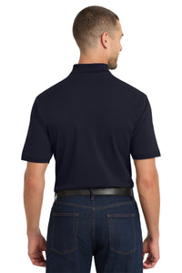 Port Authority EZCotton Polo - Navy Back