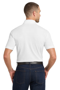 Port Authority EZCotton Polo - White Back