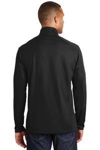 Port Authority Pinpoint Mesh 1/2-Zip - Black Back
