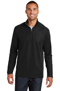 Port Authority Pinpoint Mesh 1/2-Zip - Black